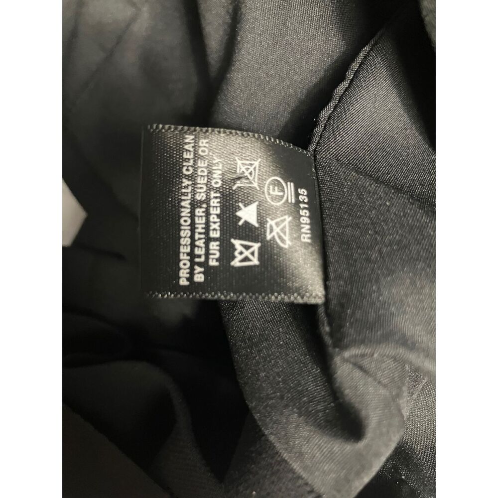 Lafayette 148 New York Black Jacket with Leather Trim – Size 16 - Picture 8 of 9